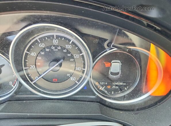 JM3TCACY7K0334287 2019 MAZDA CX-9 Gray Instrument cluster view
