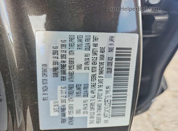 JM3TCACY8J0235718 2018 MAZDA CX-9 Коричневый Вид наклейки с VIN-кодом