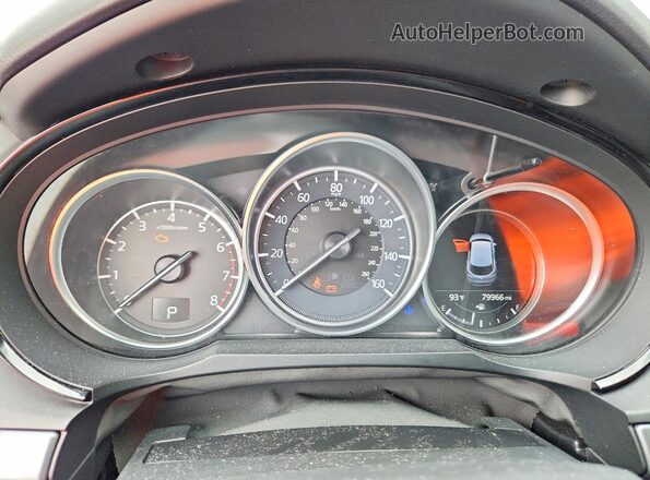 JM3TCACY9J0206809 2018 MAZDA CX-9 Silver ხელსაწყოთა პანელის ხედი