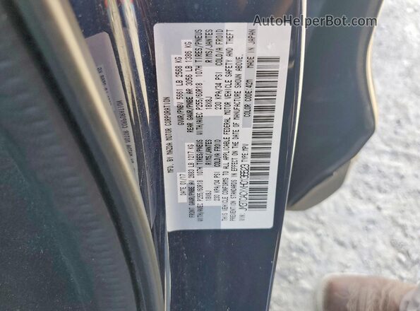 JM3TCACYXH0136523 2017 MAZDA CX-9 Blue Vista de la etiqueta del VIN