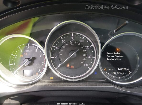 JM3TCADY3H0140850 2017 MAZDA CX-9 Blue Вид задніх сидінь