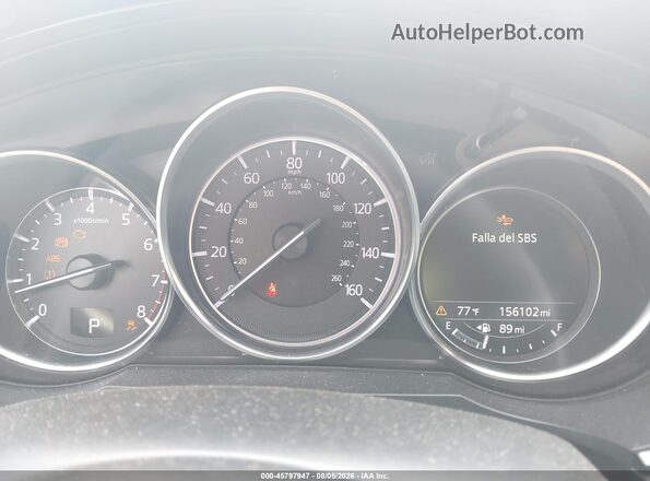 JM3TCADY8G0118941 2016 MAZDA CX-9 Gray Հետևի նստատեղերի տեսք