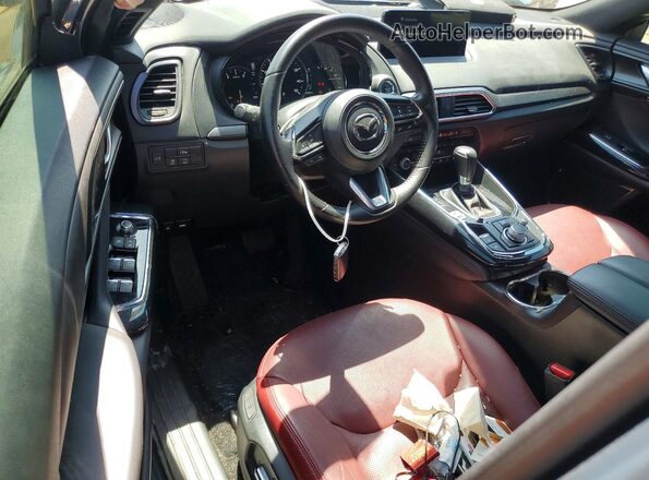 JM3TCADY8M0508398 2021 MAZDA CX-9 Blue Առջևի վահանակի տեսք