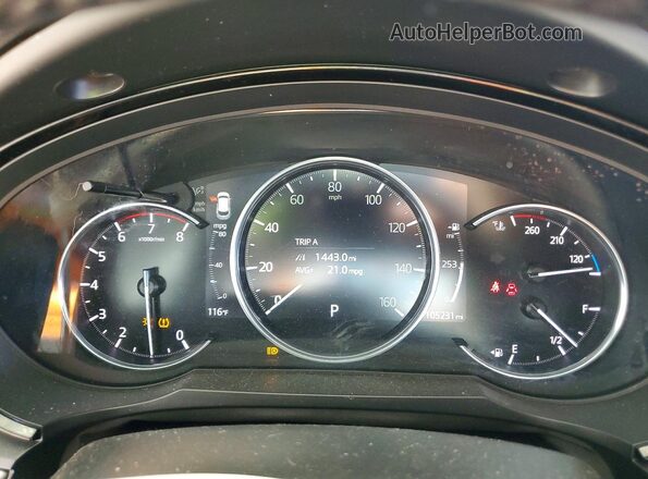 JM3TCADY9K0309017 2019 MAZDA CX-9 Silver Widok zestawu wskaźników