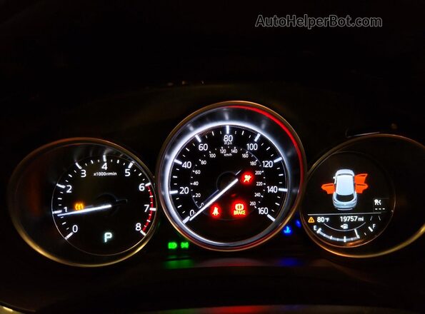 JM3TCBAY3P0651211 2023 MAZDA CX-9 Gray Vista del cuadro de instrumentos
