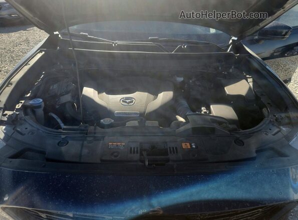 JM3TCBAY4P0648771 2023 MAZDA CX-9 Blue ძრავის განყოფილების ხედი