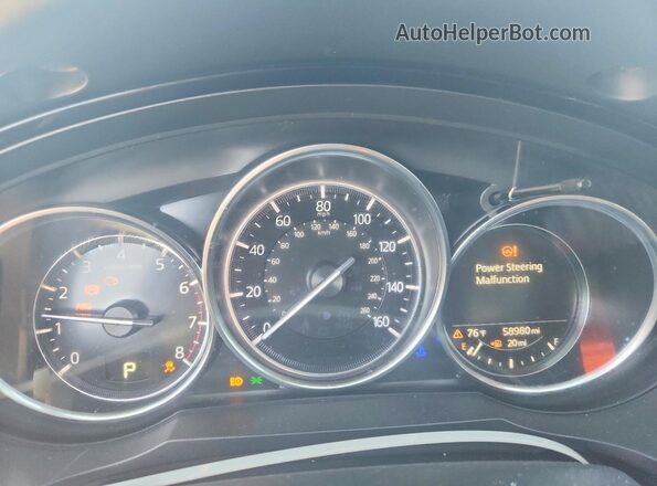 JM3TCBAY4P0648771 2023 MAZDA CX-9 Blue ხელსაწყოთა პანელის ხედი