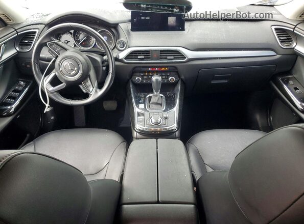 JM3TCBAYXN0624536 2022 MAZDA CX-9 Blue Vista del salpicadero