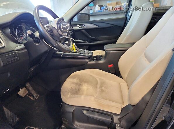 JM3TCBBY1G0125481 2016 MAZDA CX-9 Black Widok wnętrza z przodu