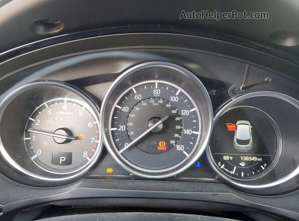 JM3TCBBY1J0216175 2018 MAZDA CX-9 White Սարքավորումների վահանակի տեսք