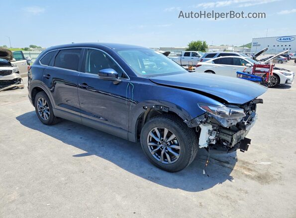 JM3TCBBY1N0605260 2022 MAZDA CX-9 Синий Передняя правая четверть