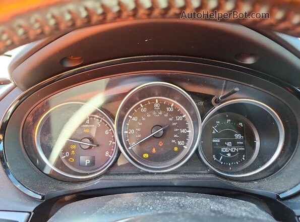 JM3TCBCY1G0113748 2016 MAZDA CX-9 Черный Вид щитка приборов