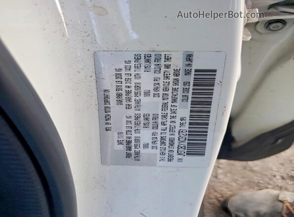 JM3TCBCY1K0312761 2019 MAZDA CX-9 White Widok naklejki z numerem VIN