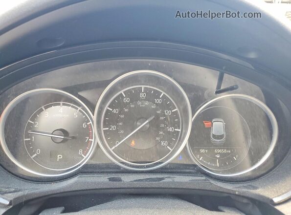 JM3TCBCY2M0542098 2021 MAZDA CX-9 Gray ხელსაწყოთა პანელის ხედი