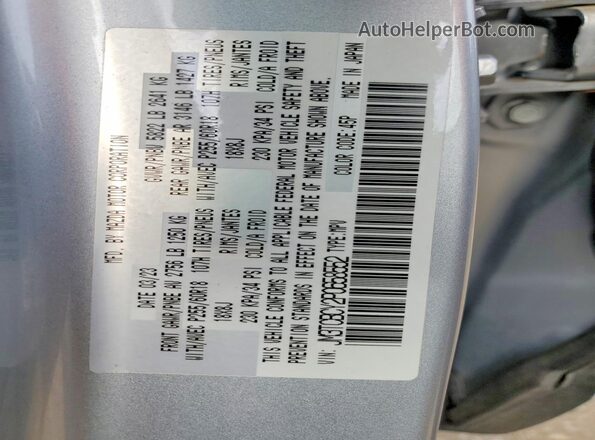 JM3TCBCY2P0658552 2023 MAZDA CX-9 Silver VIN կոդի պիտակի տեսք