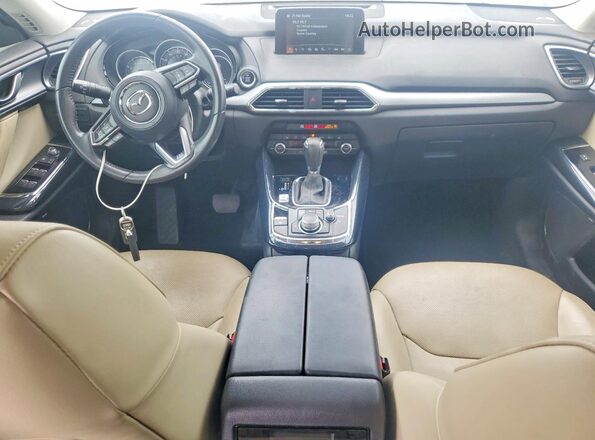 JM3TCBCY3K0310199 2019 MAZDA CX-9 White Առջևի վահանակի տեսք