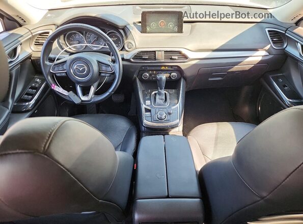 JM3TCBCY4J0202592 2018 MAZDA CX-9 White Widok deski rozdzielczej