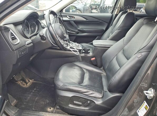JM3TCBCY4J0223880 2018 MAZDA CX-9 Charcoal წინა სალონის ხედი