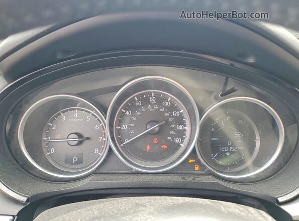 JM3TCBCY5G0111405 2016 MAZDA CX-9 Silver ხელსაწყოთა პანელის ხედი