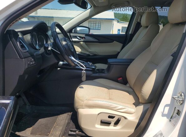 JM3TCBCY5J0224519 2018 MAZDA CX-9 Белый Вид салона спереди