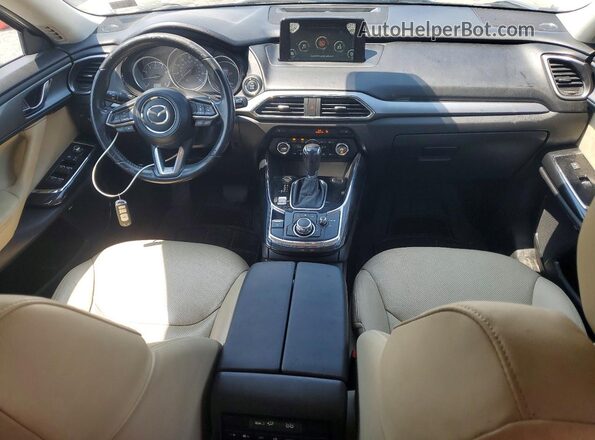 JM3TCBCY5J0224519 2018 MAZDA CX-9 Белый Вид панели приборов