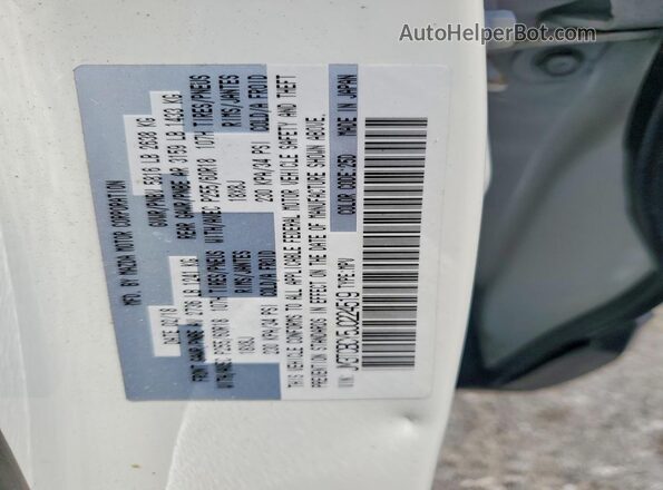 JM3TCBCY5J0224519 2018 MAZDA CX-9 Белый Вид наклейки с VIN-кодом