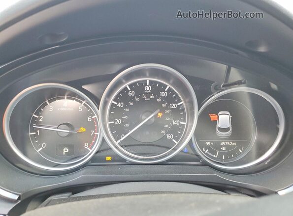 JM3TCBCY5P0644239 2023 MAZDA CX-9 Red ხელსაწყოთა პანელის ხედი