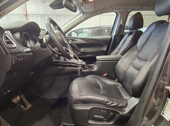 JM3TCBCY7J0226448 2018 MAZDA CX-9 Gray წინა სალონის ხედი