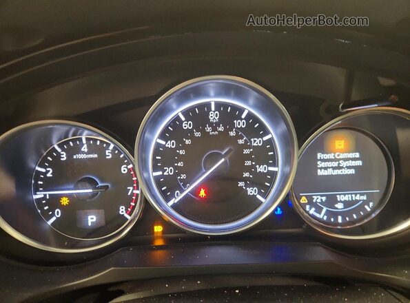 JM3TCBCY7J0226448 2018 MAZDA CX-9 Gray ხელსაწყოთა პანელის ხედი