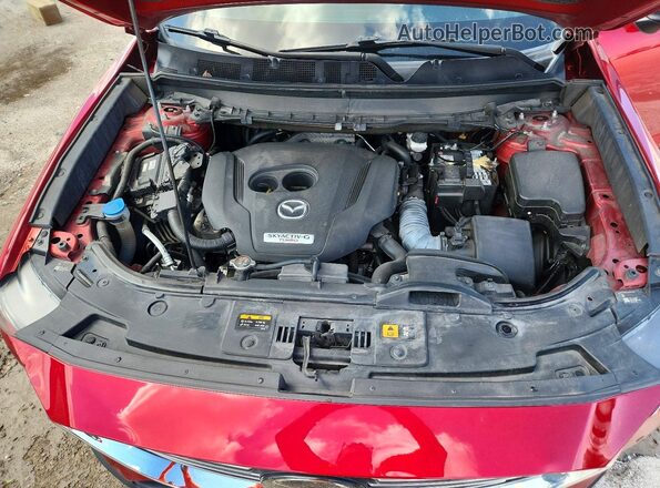 JM3TCBCY7M0519903 2021 MAZDA CX-9 Red უკანა სალონის ხედი