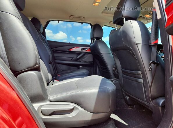 JM3TCBCY7M0519903 2021 MAZDA CX-9 Red უკანა სავარძლების ხედი