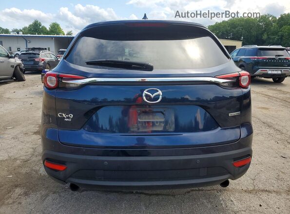 JM3TCBCY7M0524373 2021 MAZDA CX-9 Blue Widok z tyłu