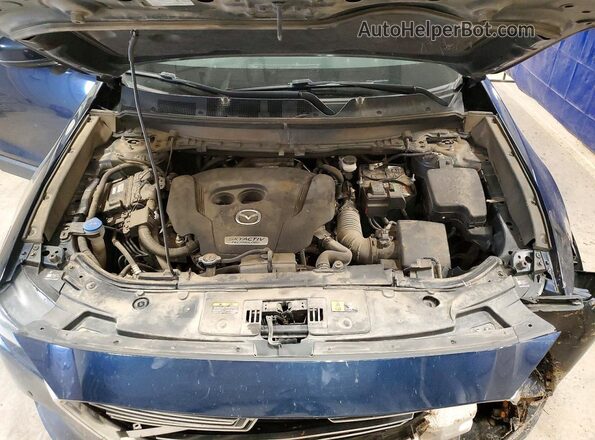 JM3TCBCY8K0328584 2019 MAZDA CX-9 Blue Vista del compartimento del motor