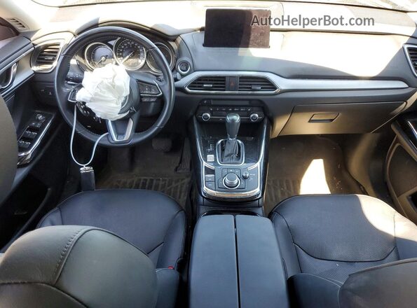 JM3TCBCY8M0453250 2021 MAZDA CX-9 Blue Առջևի վահանակի տեսք