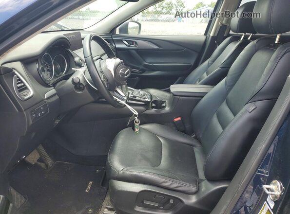 JM3TCBCY8M0500938 2021 MAZDA CX-9 Blue Front interior view