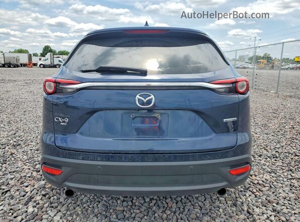 JM3TCBCY8M0500938 2021 MAZDA CX-9 Blue Rear view