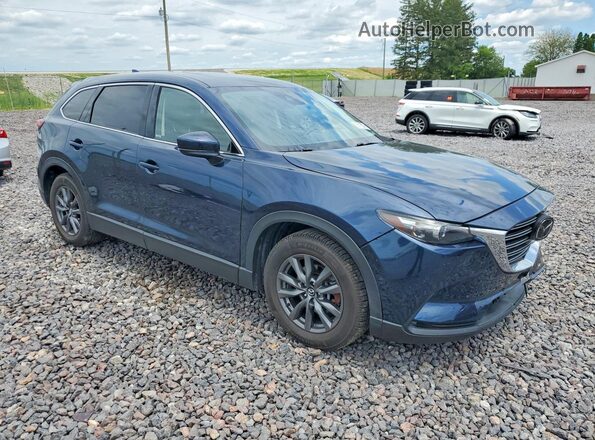 JM3TCBCY8M0500938 2021 MAZDA CX-9 Blue Front right
