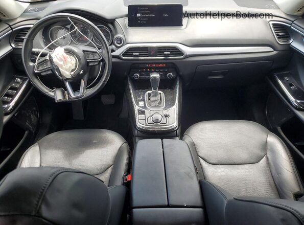 JM3TCBCY8M0500938 2021 MAZDA CX-9 Blue Dashboard view