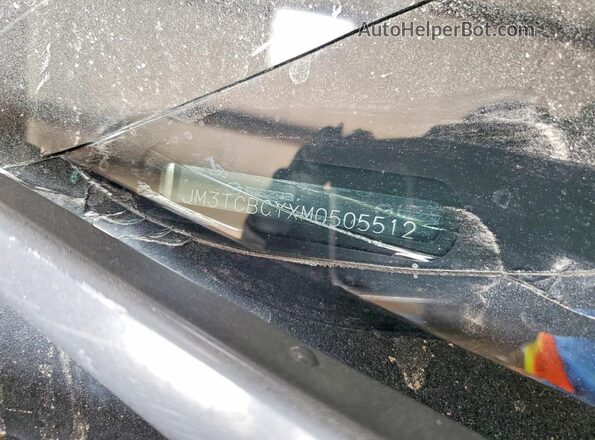 JM3TCBCYXM0505512 2021 MAZDA CX-9 White Widok naklejki z numerem VIN