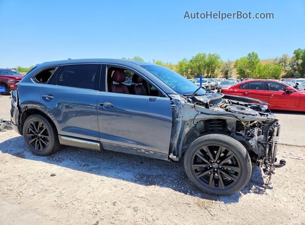 JM3TCBDY0M0511835 2021 MAZDA CX-9 Синий Передняя правая четверть