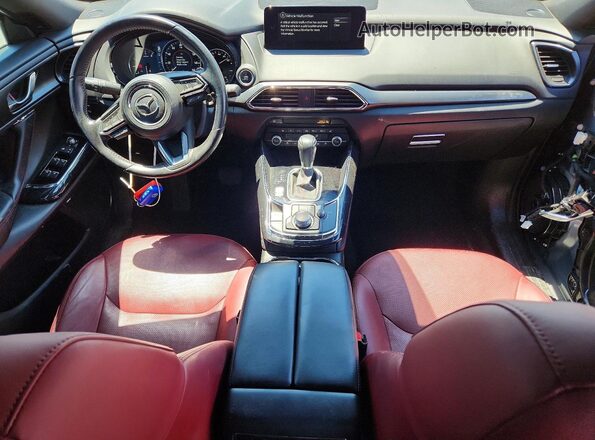 JM3TCBDY0M0511835 2021 MAZDA CX-9 Синий Вид панели приборов