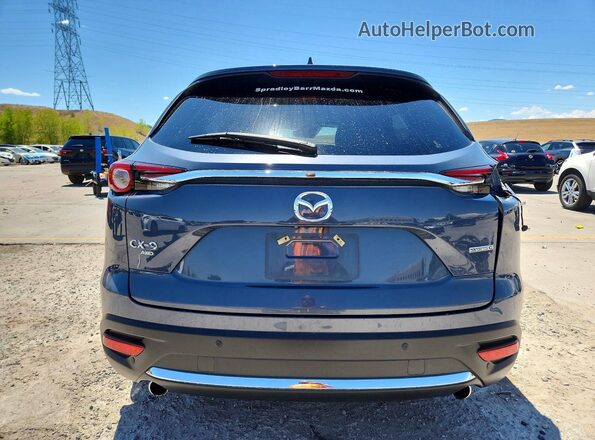 JM3TCBDY0M0511835 2021 MAZDA CX-9 Синий Вид сзади