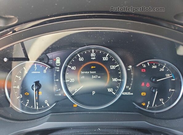 JM3TCBDY0M0511835 2021 MAZDA CX-9 Синий Вид щитка приборов