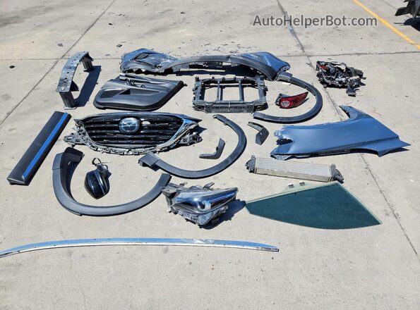 JM3TCBDY0M0511835 2021 MAZDA CX-9 Синий Вид наклейки с VIN-кодом