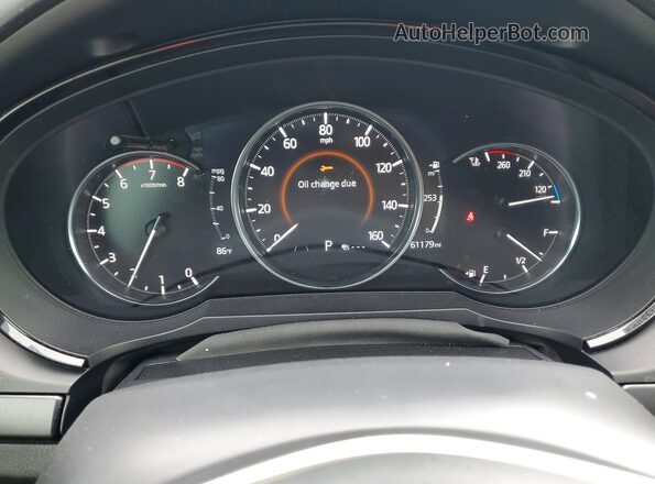 JM3TCBDY0N0625271 2022 MAZDA CX-9 Blue Instrument cluster view
