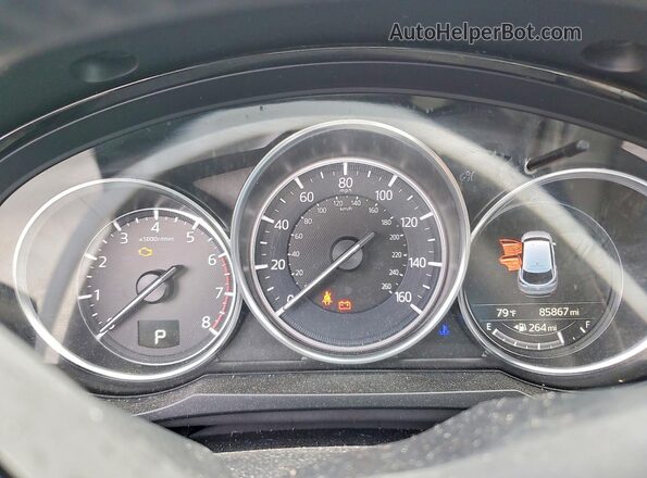 JM3TCBDY1G0124392 2016 MAZDA CX-9 Black Widok zestawu wskaźników