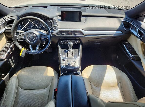JM3TCBDY1H0137810 2017 MAZDA CX-9 White Առջևի վահանակի տեսք