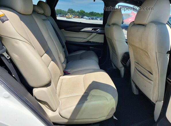 JM3TCBDY1H0137810 2017 MAZDA CX-9 White Հետևի նստատեղերի տեսք