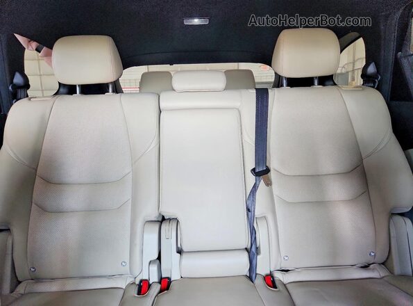 JM3TCBDY1K0321569 2019 MAZDA CX-9 White Widok tylnych siedzeń