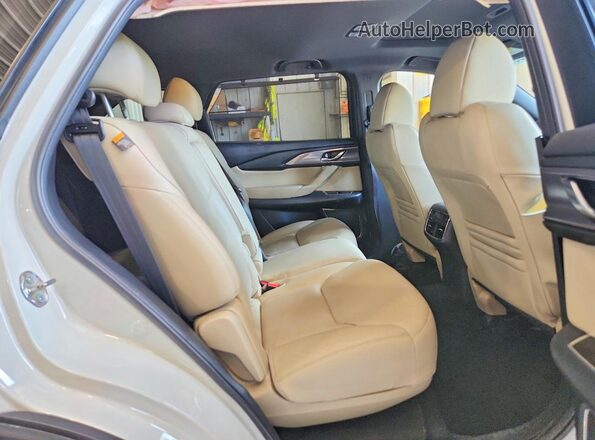 JM3TCBDY1K0321569 2019 MAZDA CX-9 White Widok wnętrza z tyłu